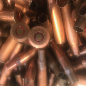 7.62X54R copper washed steel cases (Berdan Primed). 32 cases