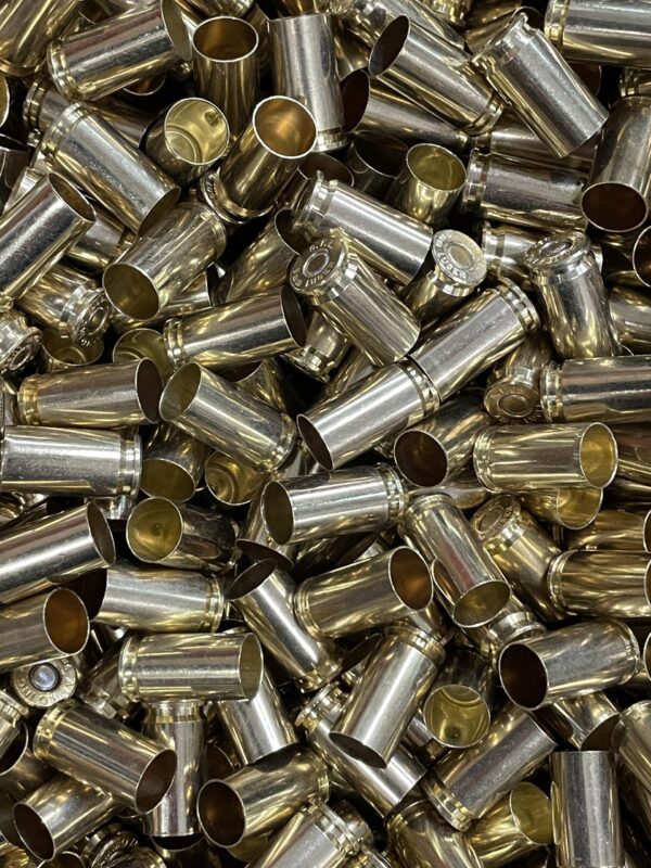 9mm primed Brass cases. 500 pack. Mixed Headstamps.