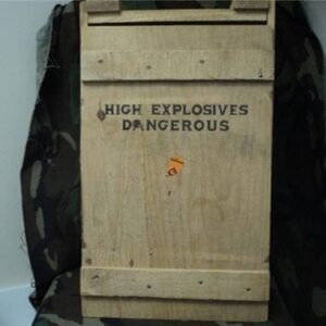 EMPTY WOOD COMP-B MILITARY EXPLOSIVE BOX. (EMPTY) Misc. cdvs.us