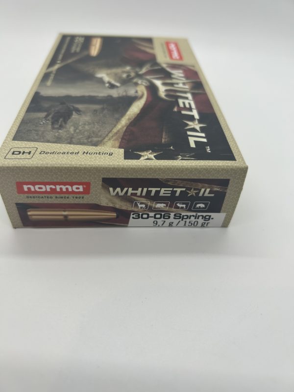 Norma Whitetail 30-06 Springfield Ammo 150 Grain Jacketed Soft Point Box of 20 30-06 www.cdvs.us