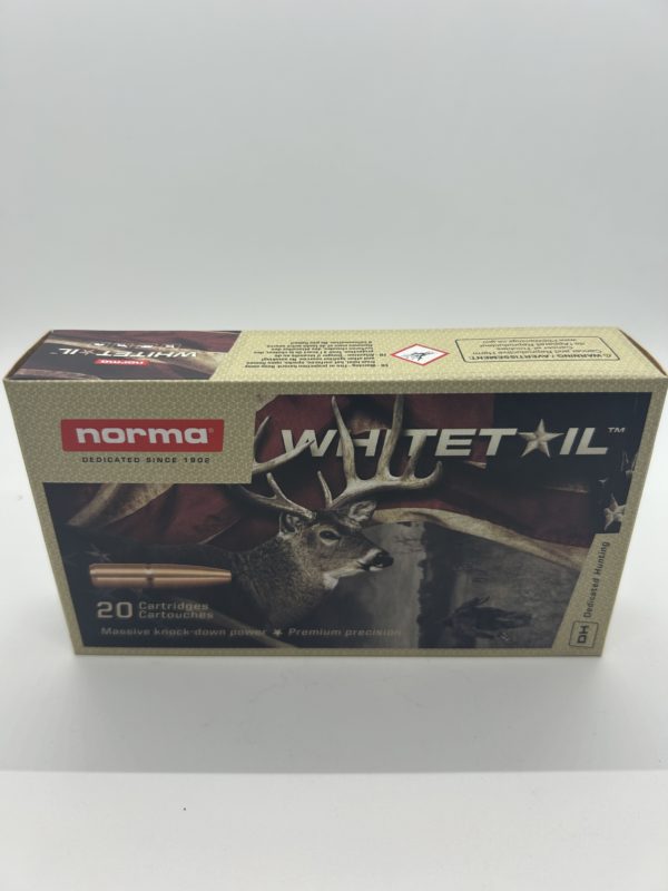 Norma Whitetail 308 Winchester Ammo 150 Grain Jacketed Soft Point Box of 20 308 www.cdvs.us