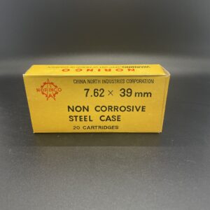 7.62×39 Norinco Pre ban steel core ammunition. 7.62x39 cdvs.us