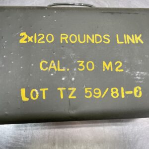 30-06 M2 ball ammunition linked. 240 rds total 30-06 cdvs.us