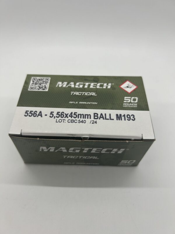 Magtech - Full Metal Jacket M193 - 55 Grain 5.56x45mm Ammo - 1000 Rounds - Image 3