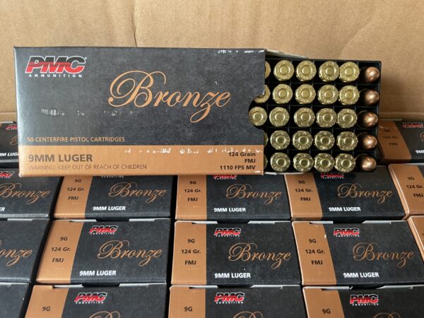 PMC Bronze 9mm 124 Grain. 1000 rd case - Image 3