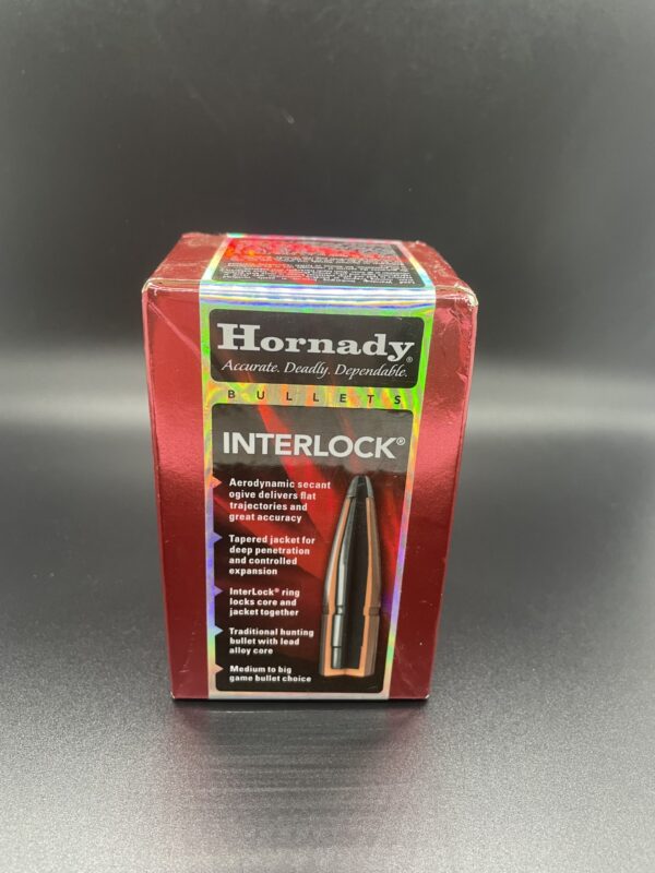 Hornady InterLock Bullets 8mm (323 Diameter) 150 Grain Spire Point Box of 100 - Image 2