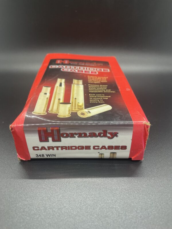 HORNADY .348 WIN UNPRIMED BRASS CARTRIDGE CASE, 20/PACK - 86841 - Image 2