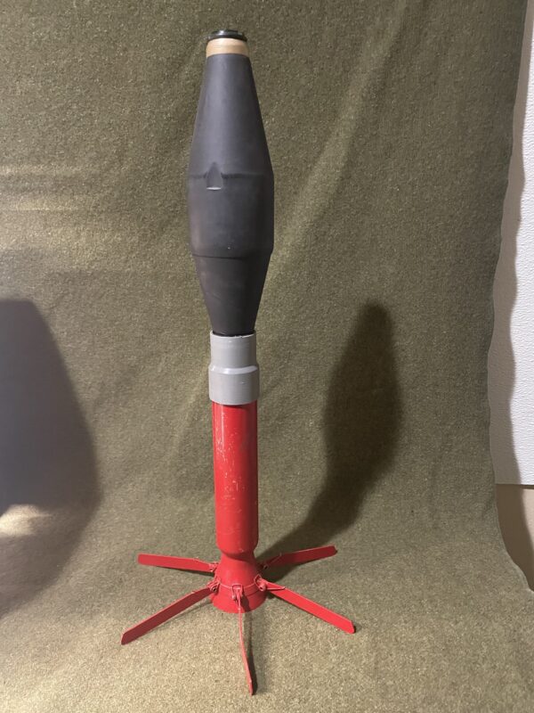 66mm inert law rocket, less nose cone