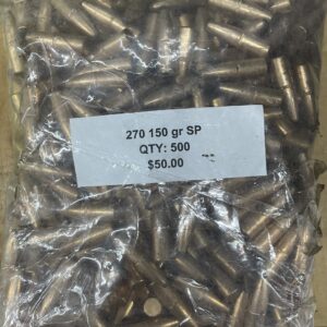 270 150 Grain SP. 500 Bullets Limited Supply cdvs.us