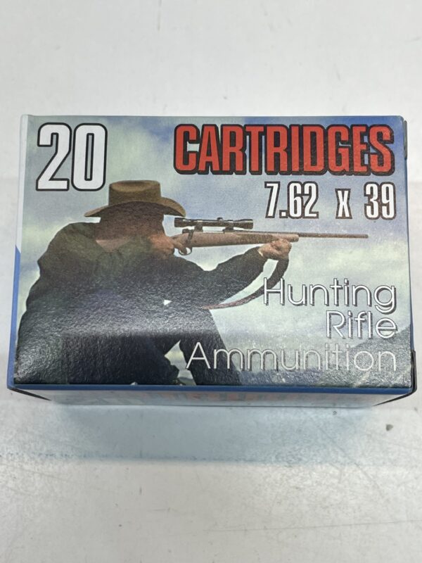 7.62x39 Hunting ammo. 20 round box