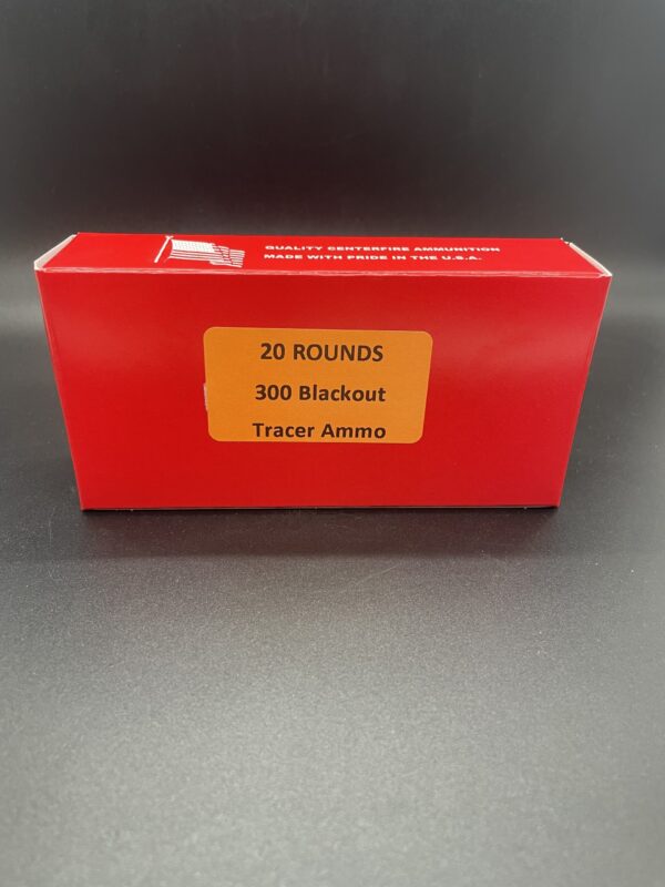 .300 Blackout tracer ammo. loaded with M62 tracer projectile. (7.62x35) 20 rounds