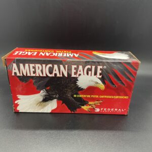 FEDERAL AMERICAN EAGLE 45 ACP AUTO AMMO 230 GRAIN FULL METAL JACKET. 50 Round Box 45 ACP cdvs.us