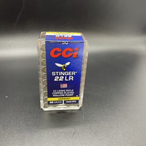 CCI Ammunition Stinger .22 Long Rifle 32 Grain Copper Plated Hollow Point Rimfire Ammunition .22 LR / .22 Magnum / .17 HMR cdvs.us