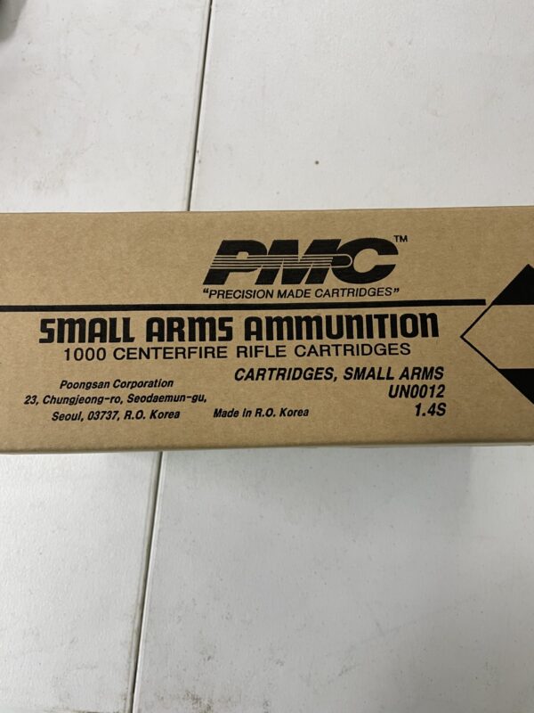 PMC .223 REMINGTON RIFLE AMMO - 55 GRAIN FMJ-BT 1,000 RD. CASE - Image 2