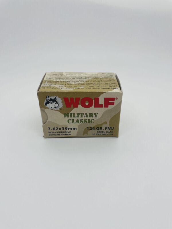 7.62x39 Wolf Steel Case Ammo. 1000 round case