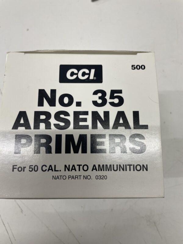 50 Cal. BMG CCI No. 35 primers. 500 pack - Image 5