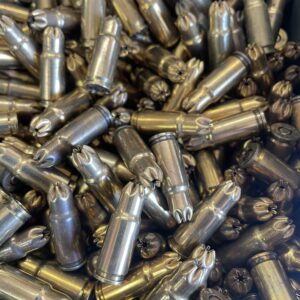 9MM Luger Re-loadable, Non Corrosive, crimp type blanks for re-enactments. 100 round bag. 9MM cdvs.us