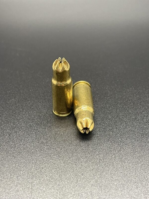 9MM Luger Re-loadable, Non Corrosive, crimp type blanks for re-enactments. 100 round bag. - Image 3