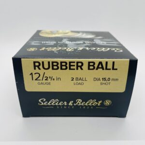 Sellier & Bellot 12 Gauge Rubber ball ammo.  25 round box. 12 Gauge cdvs.us