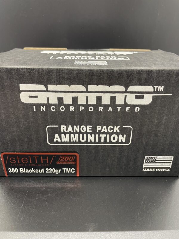 STELTH .300 BLACKOUT 220 GR. 200 ROUND RANGE PACK.