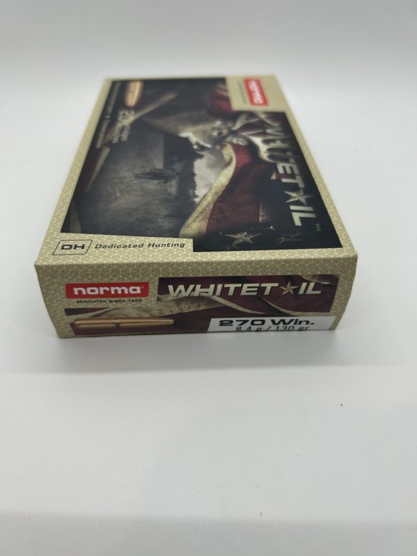 Norma Whitetail 270 Winchester Ammo 130 Grain Jacketed Soft Point Box of 20 New Products / Sale products www.cdvs.us