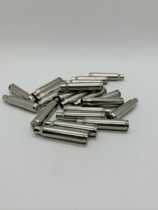 223  Norma, NICKLE PLATED PRIMED PULL DOWN BRASS. 500 PACK.