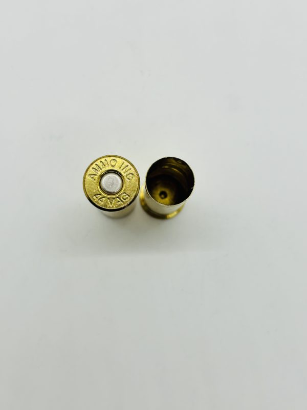 AMMO INC. 44 MAG. Slightly Dented PRIMED BRASS.  500 PACK De-Mill Products www.cdvs.us