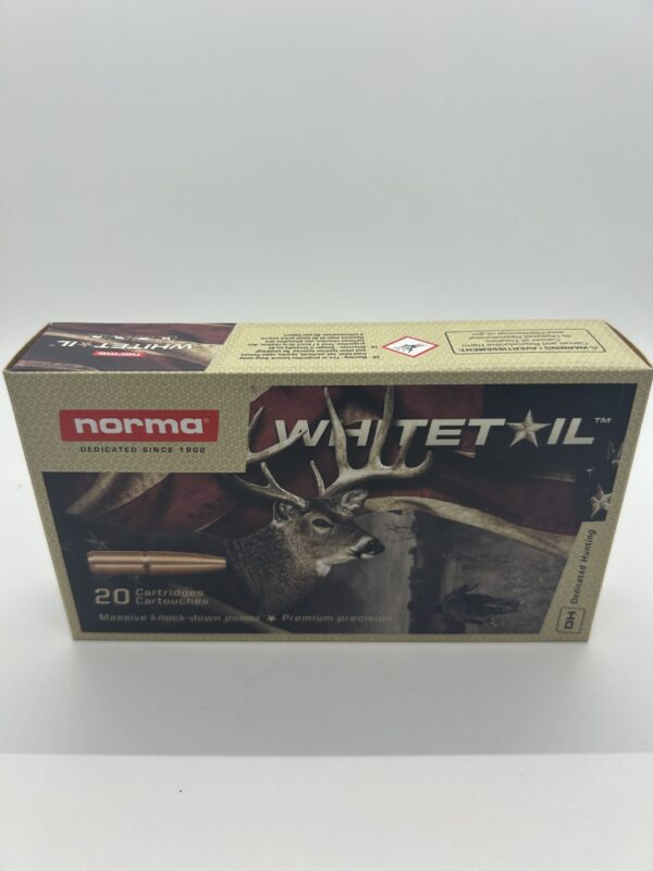 Norma Whitetail 308 Winchester Ammo 150 Grain Jacketed Soft Point Box of 20