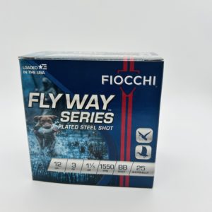 Fiocchi 123ST15B Flyway Waterfowl 12 Gauge 3″ 1-1/5oz BB 1550 fps. 25 RD. box 12 Gauge www.cdvs.us