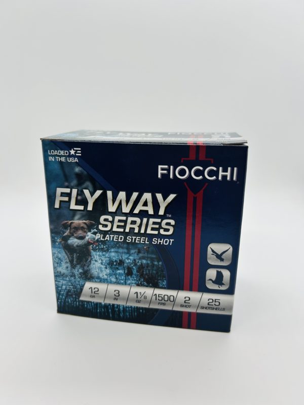 Fiocchi 12 Gauge Ammunition Shooting Dynamics 123ST2 3″ Steel #2 Shot 1 -1/8oz 1500fps 25 Rounds 12 Gauge www.cdvs.us