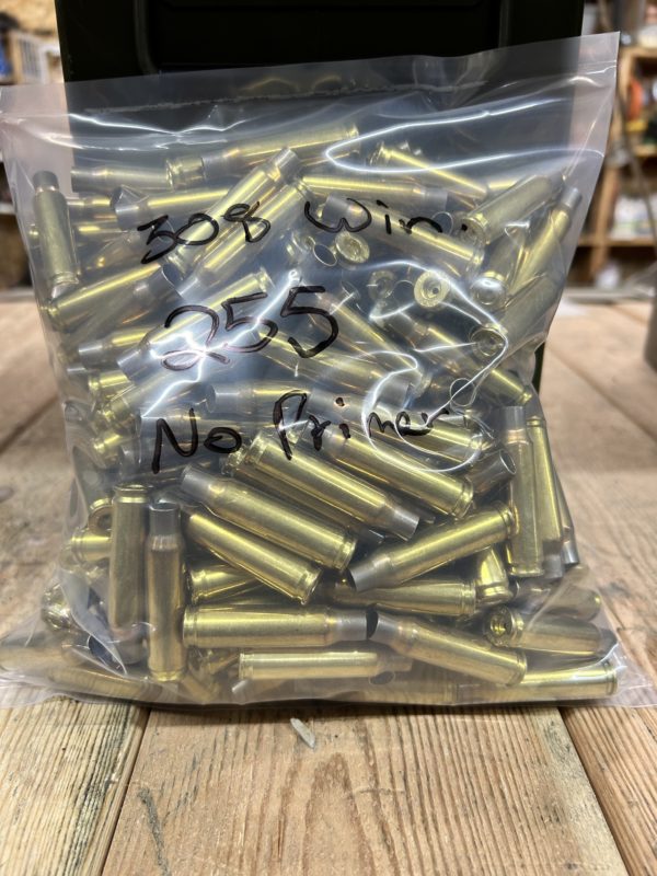 308 Winchester Annealed Unprimed Pull Down Brass 255 Pack Components www.cdvs.us