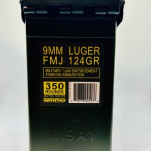 350RD AMMO CAN OF AMMO INC MIL/LE TRAINING AMMO 9MM 124GR FMJ 9MM cdvs.us