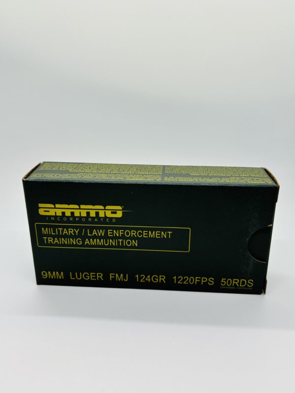 350RD AMMO CAN OF AMMO INC MIL/LE TRAINING AMMO 9MM 124GR FMJ 9MM www.cdvs.us