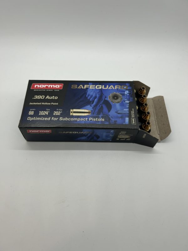 .380 Auto Safeguard JHP 88 gr QTY 50 .380 www.cdvs.us