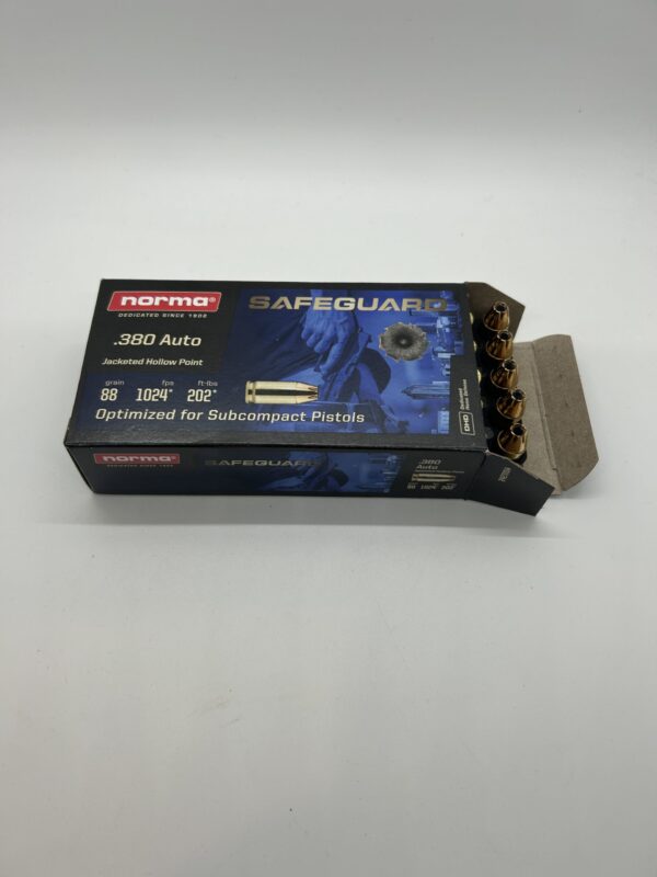 .380 Auto Safeguard JHP 88 gr QTY 50