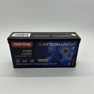 9mm Luger Safeguard JHP 115 gr 50 QTY 9MM www.cdvs.us