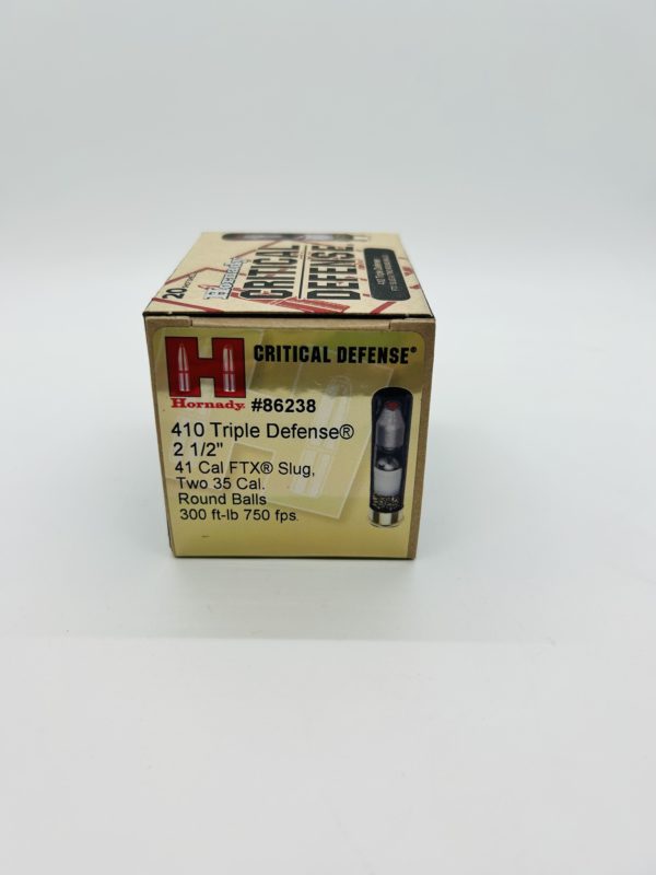 Hornady 410ga Triple Defense Ammunition, 20rd Box 410 Gauge www.cdvs.us