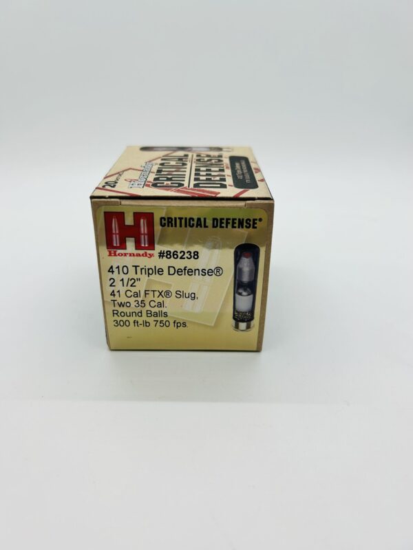 Hornady 410ga Triple Defense Ammunition, 20rd Box - Image 3