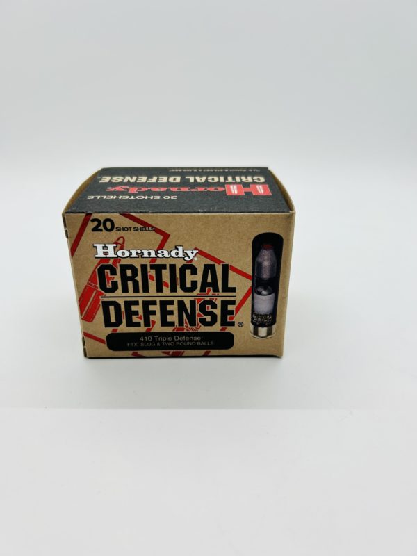 Hornady 410ga Triple Defense Ammunition, 20rd Box 410 Gauge www.cdvs.us