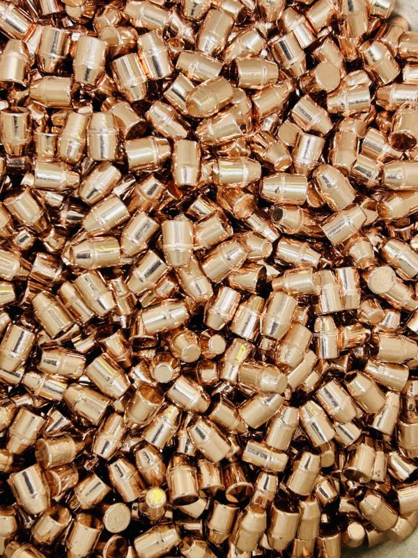 .450 to .451Dia. 255 Grain TMJ (Plated)  Mixed pulled bullets – 500ct No Heavy Pull Marks De-Mill Products www.cdvs.us