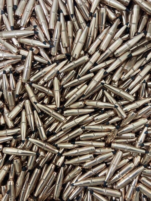 6.5mm 130 Grain Black Tip BT with Cannelure Pull Down Bullets. 500 pack - Image 3