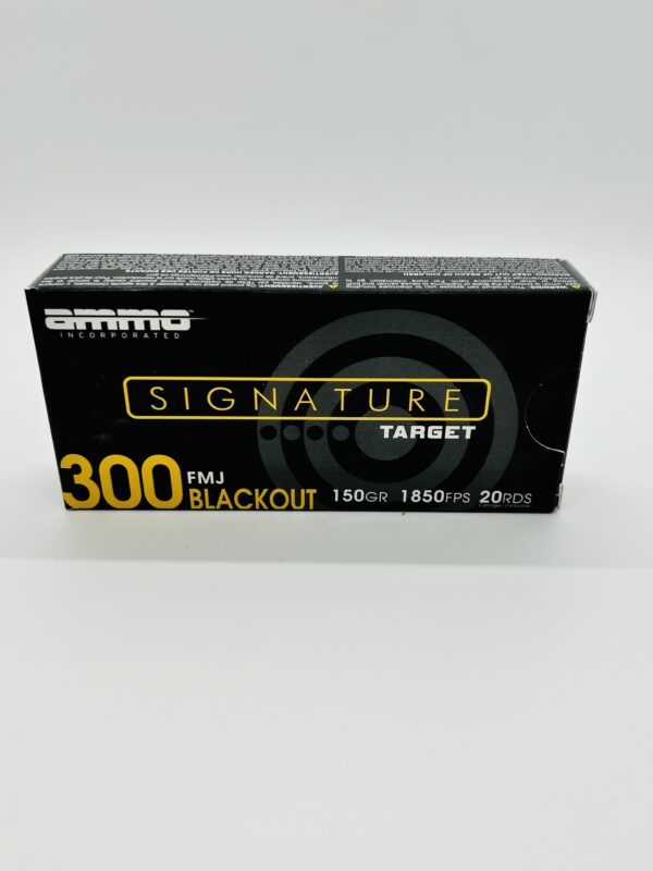 Ammo Inc Signature 300 Blackout Ammo 150 Grain Full Metal Jacket 20rds