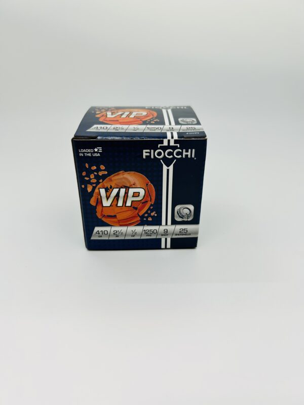 Fiocchi Exacta Target VIP 410 Gauge Ammo 2.5" 1/2 oz #9 Shot 25rd box