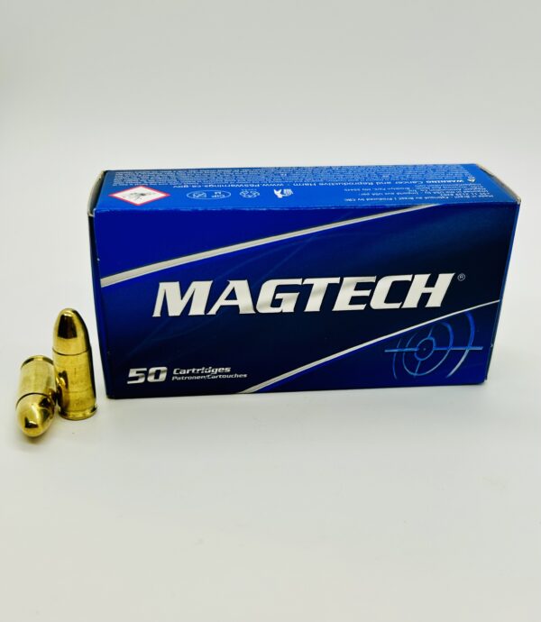 Magtech 9mm Brass case, 115 Grain FMJ ammo. 1000 round case - Image 2