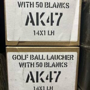AK Golf ball launcher.
