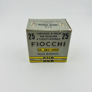 Fiocchi 380 Lungo (Long) jacketed ball ammo. 50 rounds. 2 each 25 round boxes.