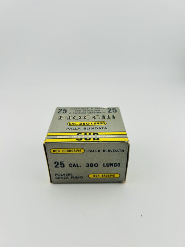 Fiocchi 380 Lungo (Long) jacketed ball ammo. 50 rounds. 2 each 25 round boxes. - Image 4