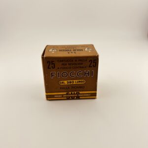 Fiocchi 380 Lungo (Long) lead projectile ball ammo. 50 rounds. 2 each 25 round boxes.