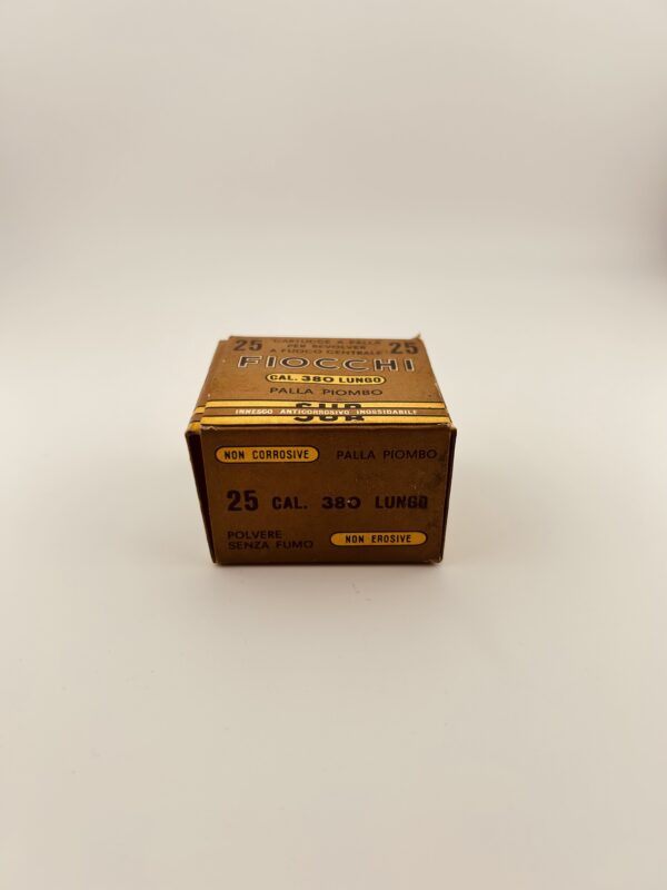 Fiocchi 380 Lungo (Long) lead projectile ball ammo. 50 rounds. 2 each 25 round boxes. - Image 3