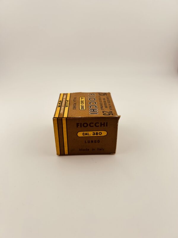 Fiocchi 380 Lungo (Long) lead projectile ball ammo. 50 rounds. 2 each 25 round boxes. - Image 4